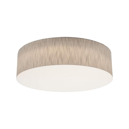 Anton Flush Mount Ceiling Light in Jute (24-Inch).