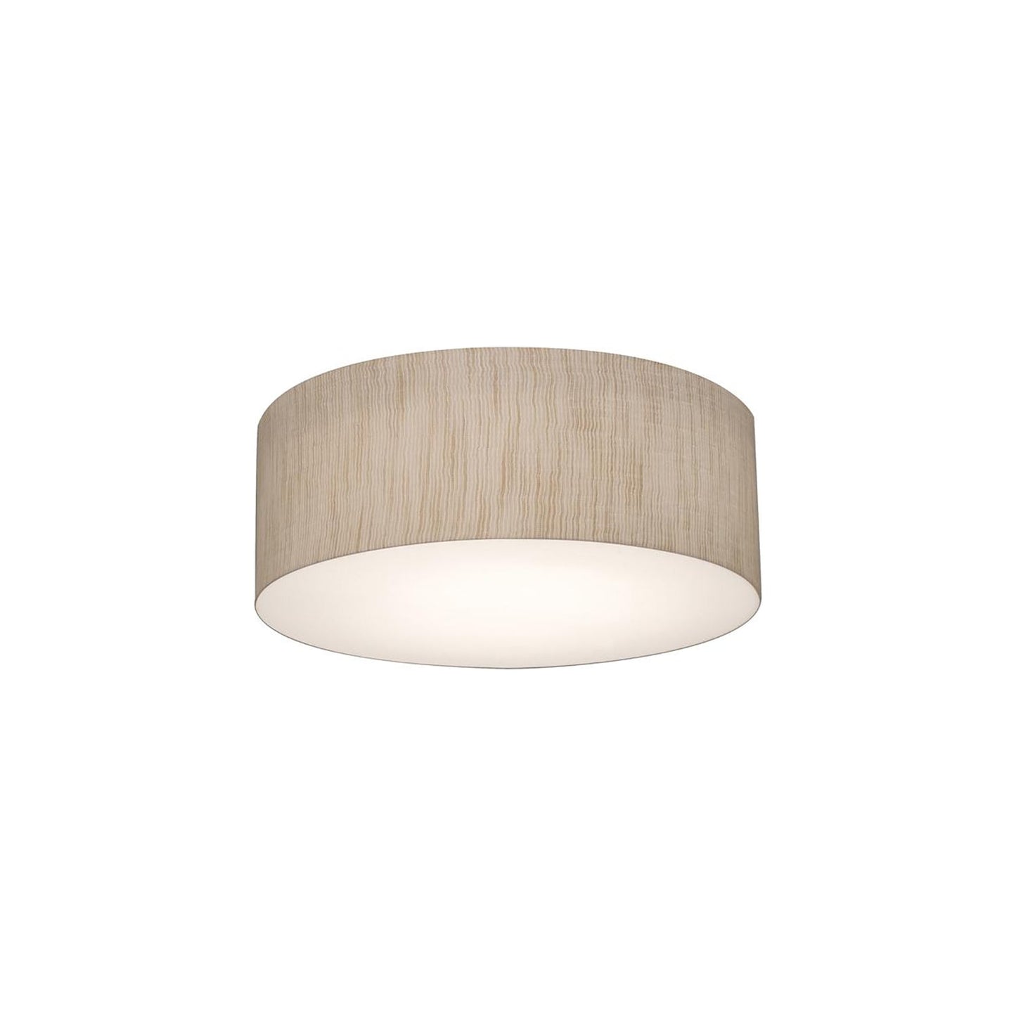 Anton LED Flush Mount Ceiling Light in Jute (12.25-Inch).