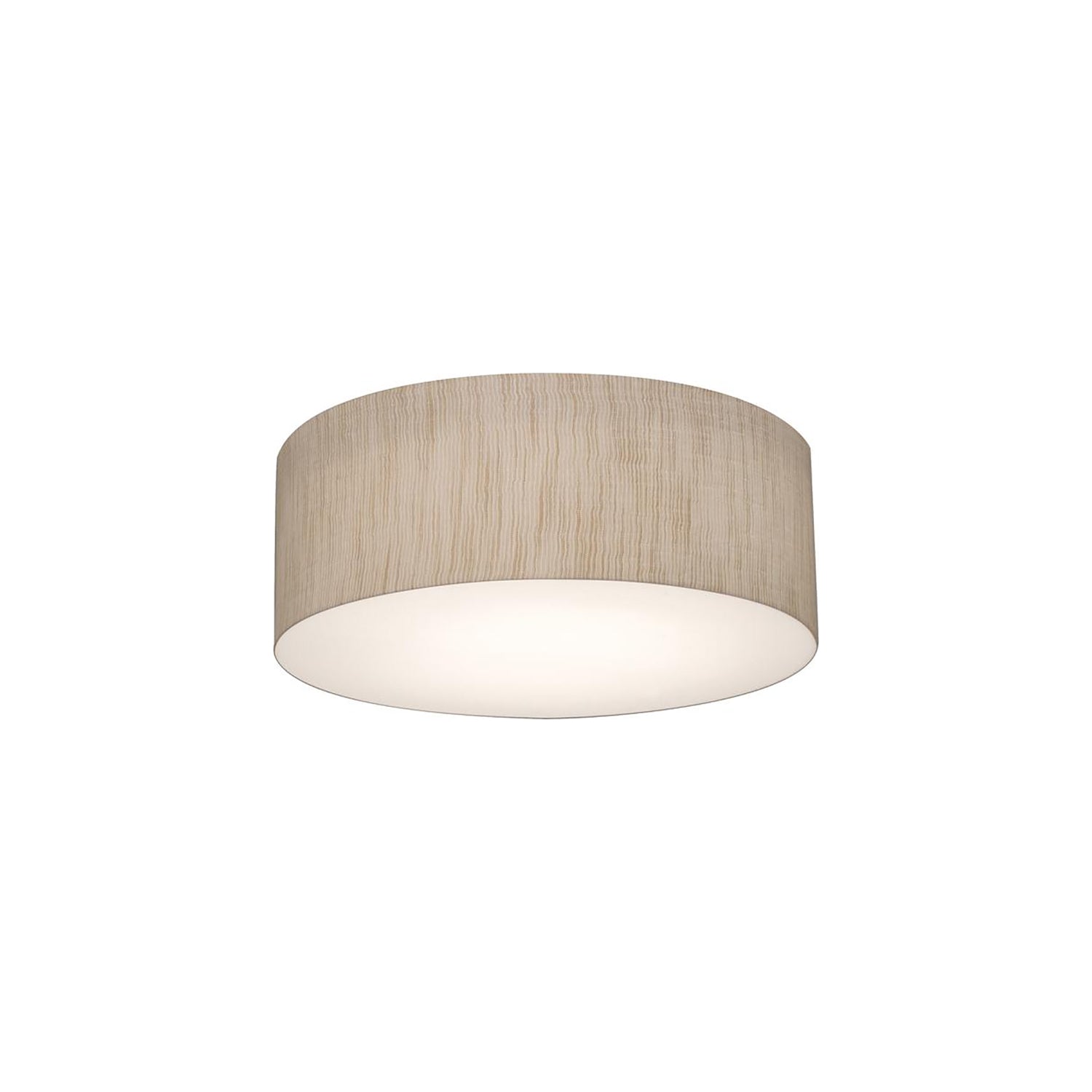 Anton LED Flush Mount Ceiling Light in Jute (12.25-Inch).