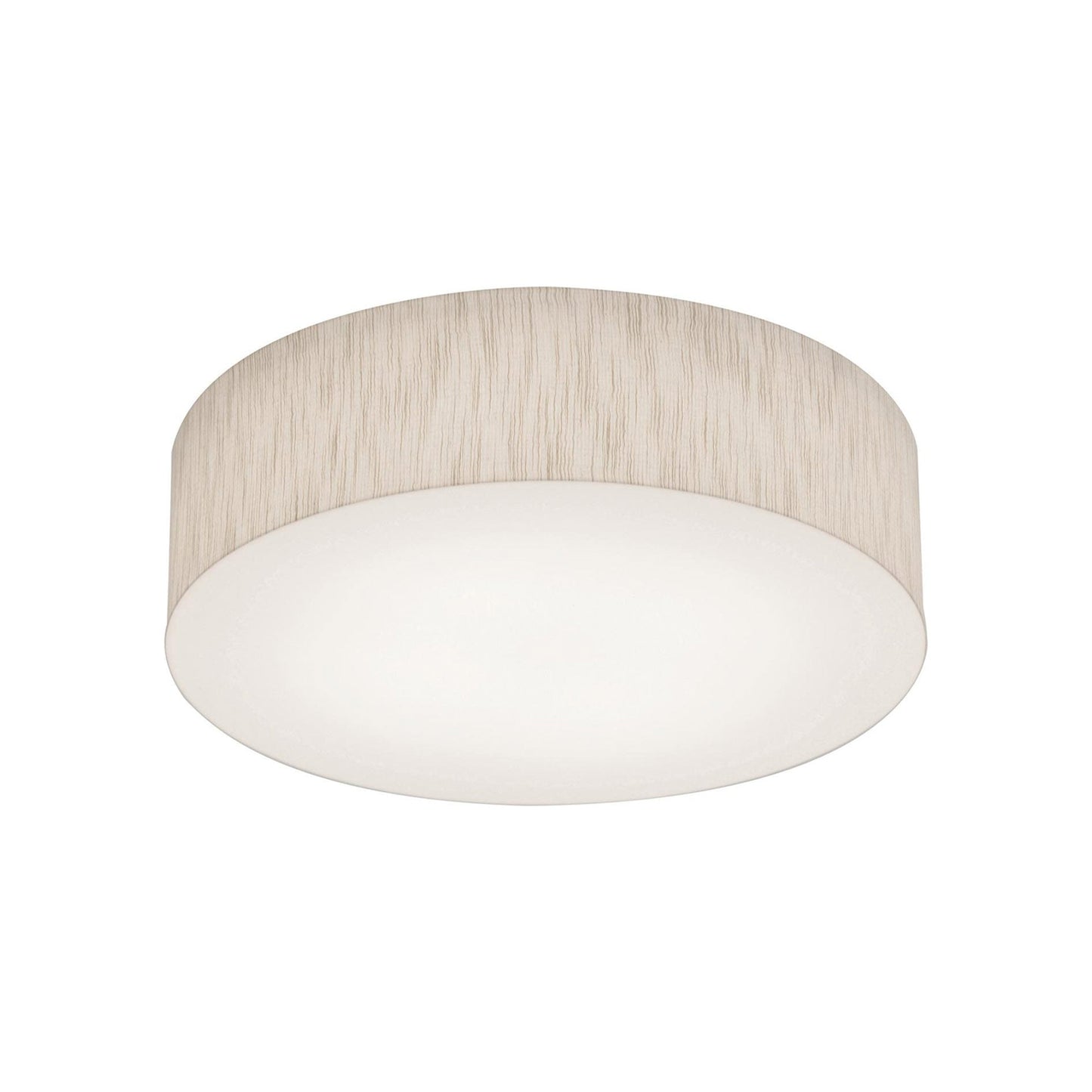 Anton LED Flush Mount Ceiling Light in Jute (19.25-Inch).