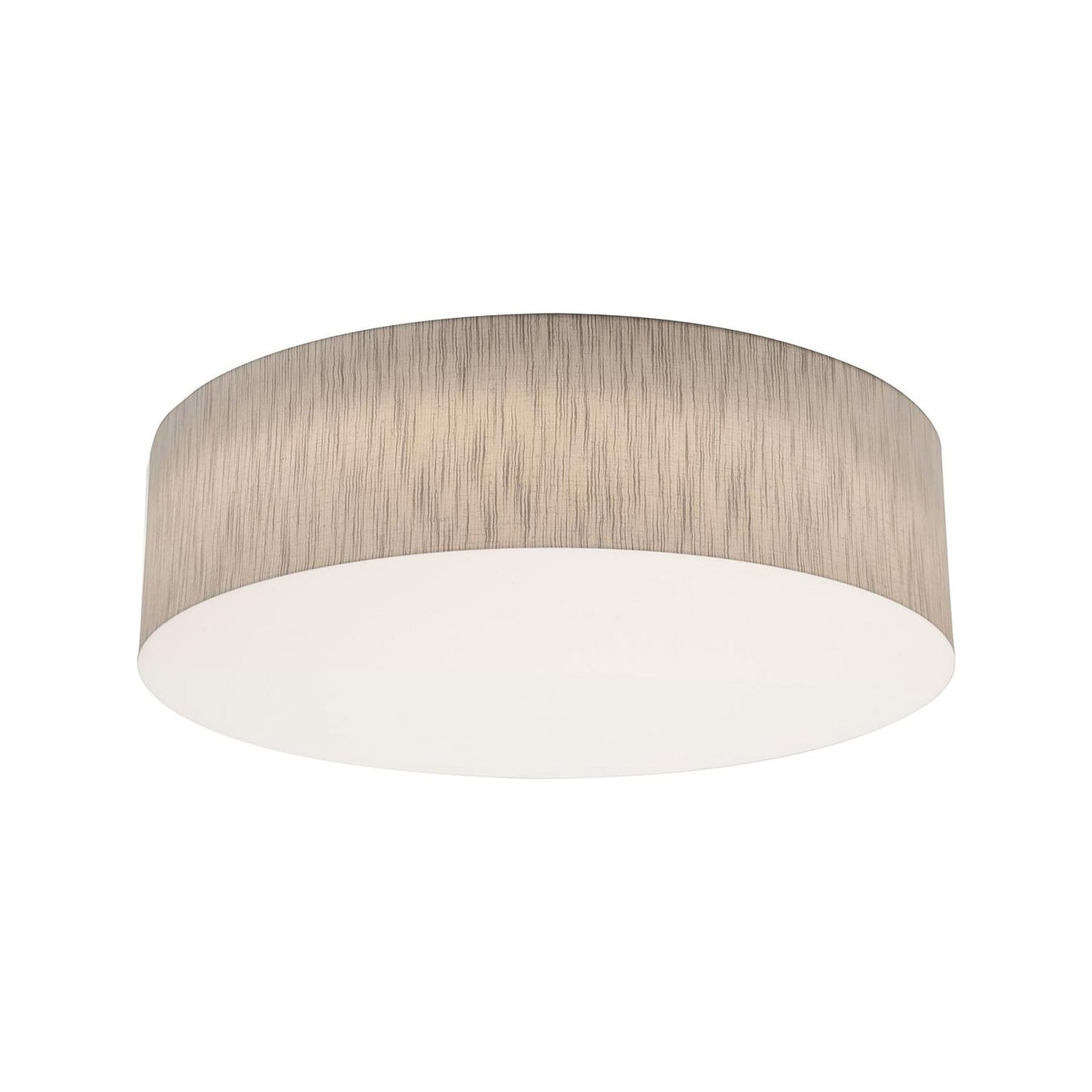 Anton LED Flush Mount Ceiling Light in Jute (24-Inch).