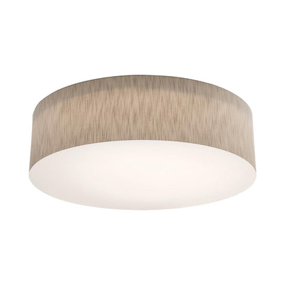 Anton LED Flush Mount Ceiling Light in Jute (30-Inch).