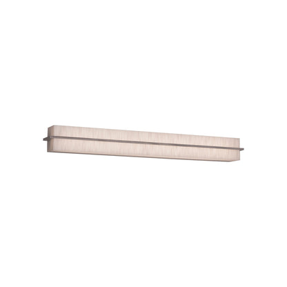 Apex LED Bath Vanity Light in Jute/Weathered Grey (26.5-Inch).
