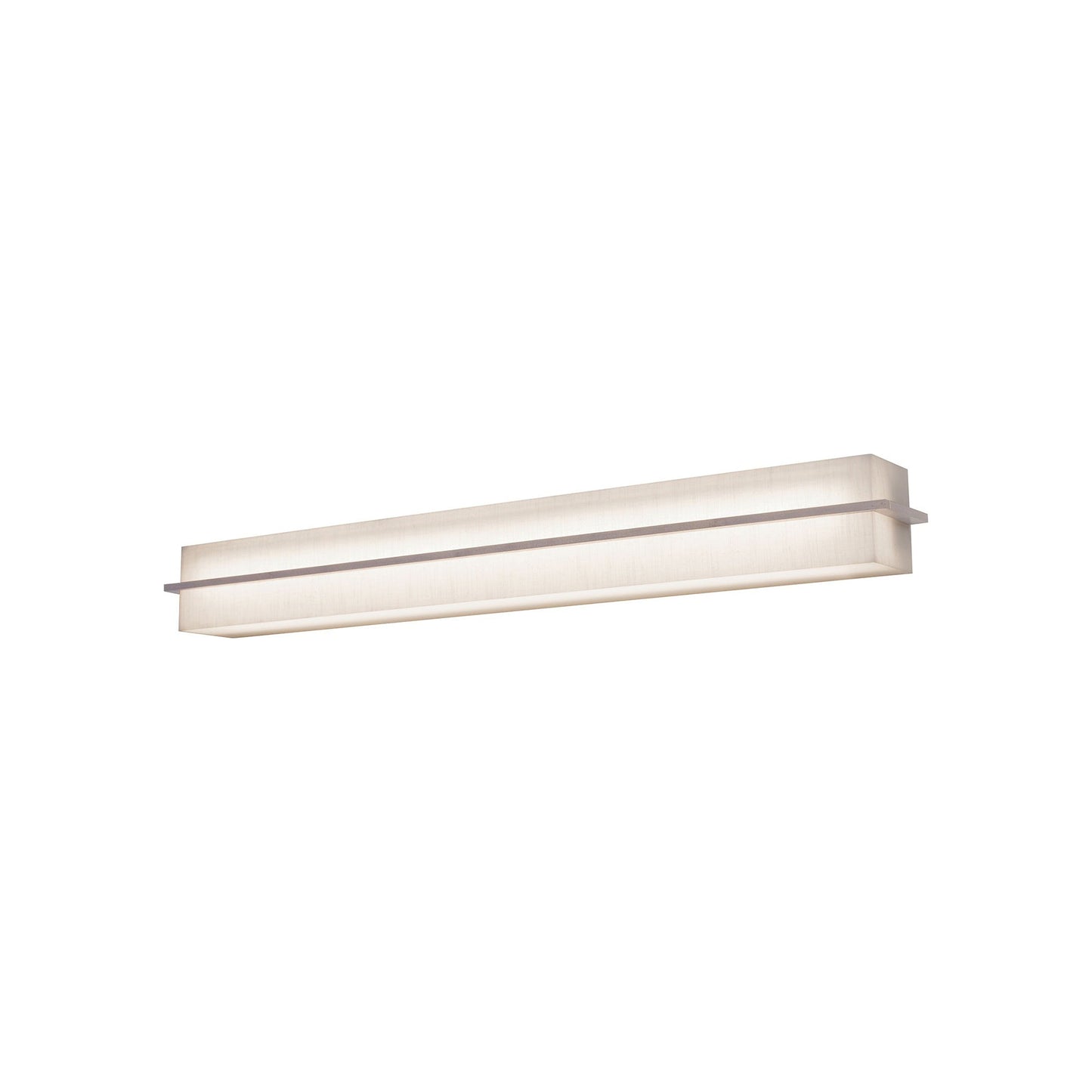 Apex LED Bath Vanity Light in Linen White/Weathered Grey (26.5-Inch).
