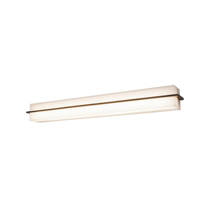 Apex LED Bath Vanity Light in Jute/Espresso (38.5-Inch).