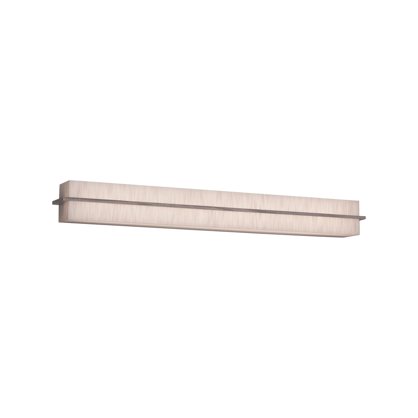 Apex LED Bath Vanity Light in Jute/Weathered Grey (38.5-Inch).