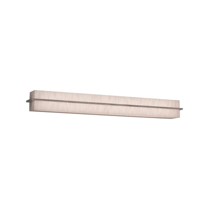 Apex LED Bath Vanity Light in Jute/Weathered Grey (38.5-Inch).