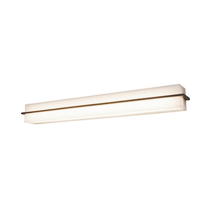 Apex LED Bath Vanity Light in Jute/Espresso (50.5-Inch).