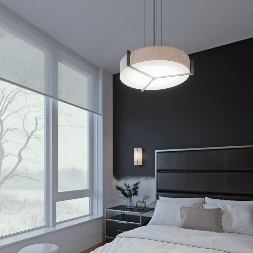Apex LED Pendant Light in bedroom.