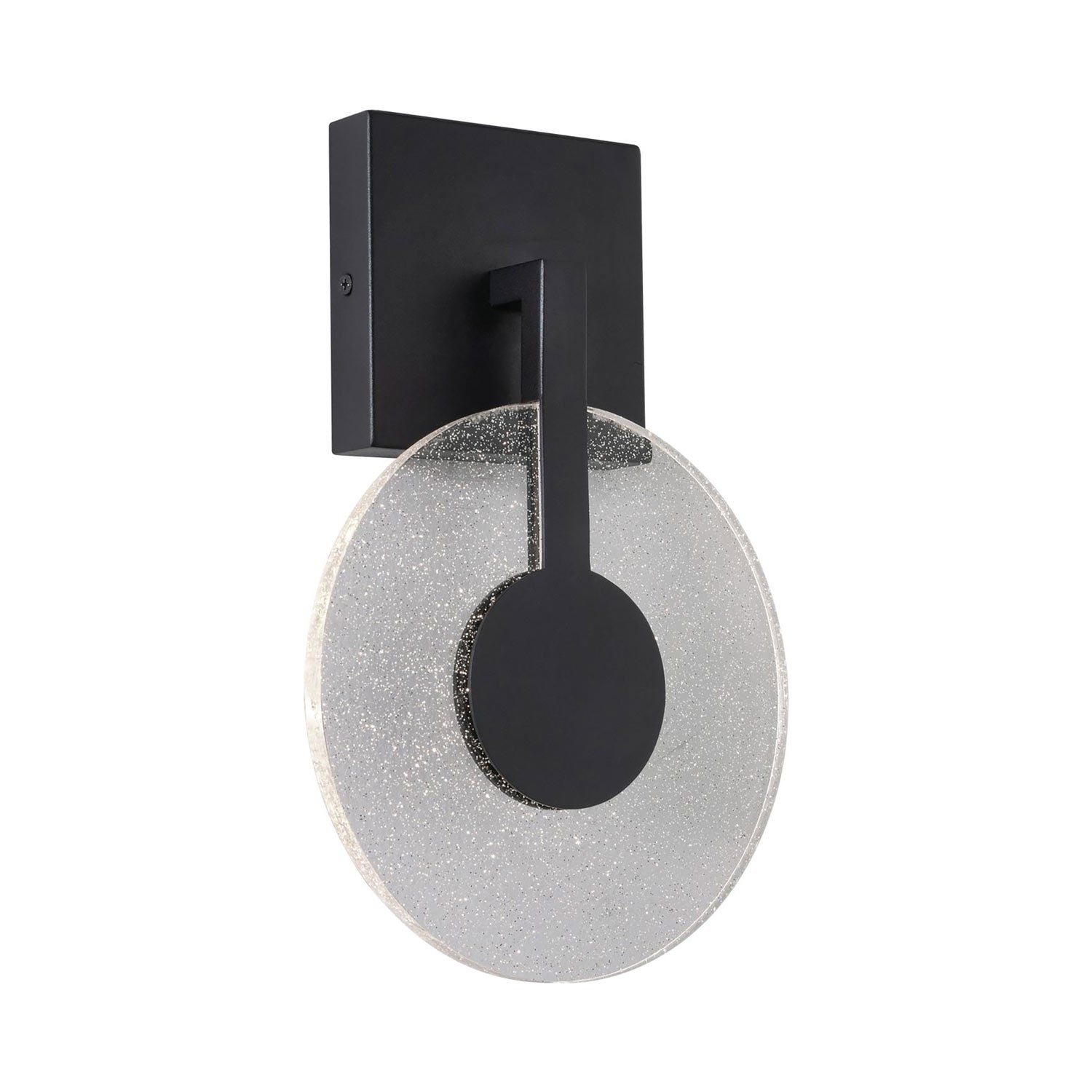 Apollo LED Wall Light in Black.