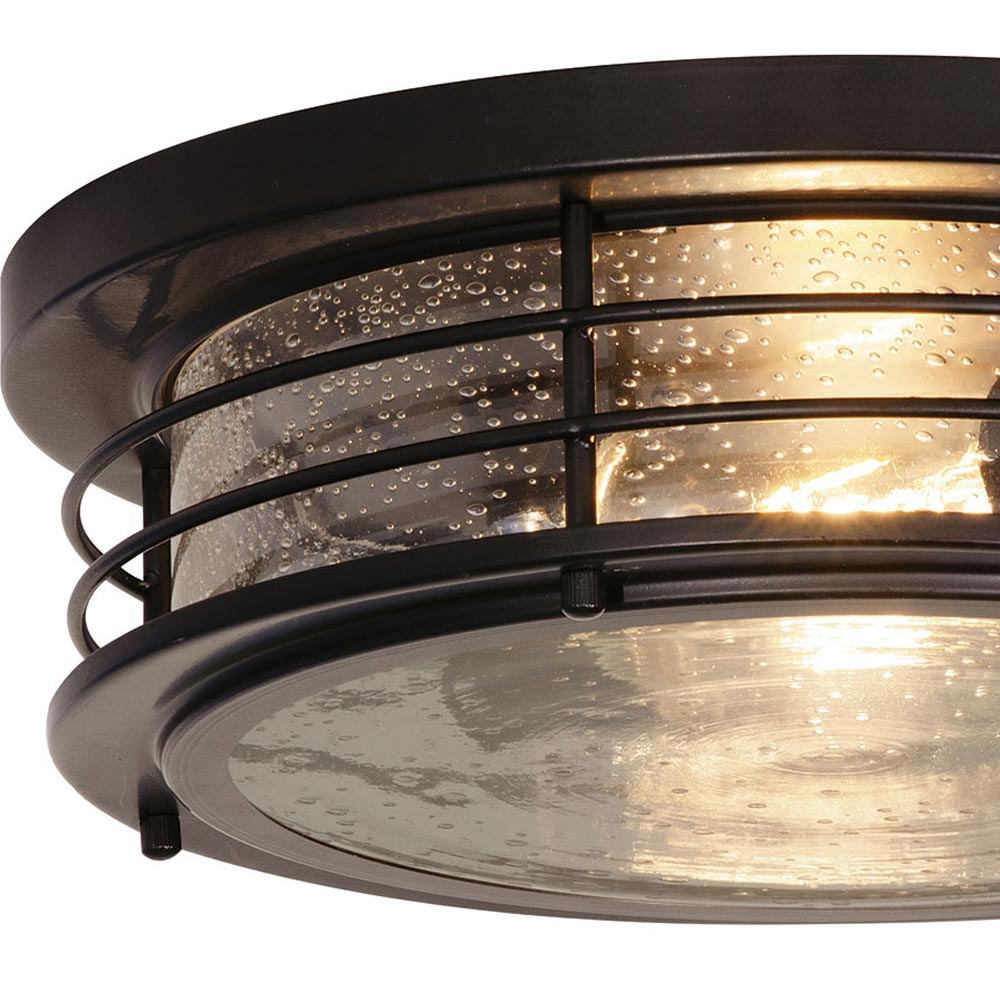 Archer Flush Mount Ceiling Light in Detail.