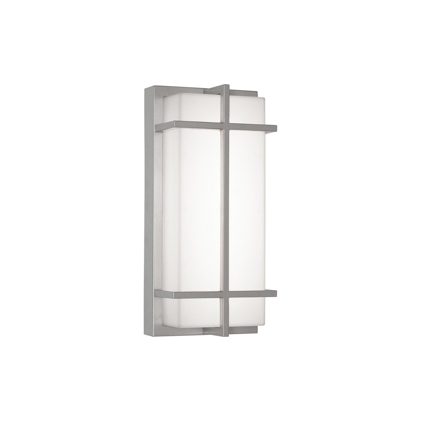 August Outdoor LED Wall Light in Painted Nickel (Small).