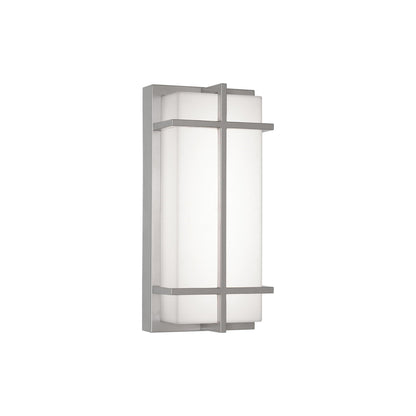 August Outdoor LED Wall Light in Painted Nickel (Small).