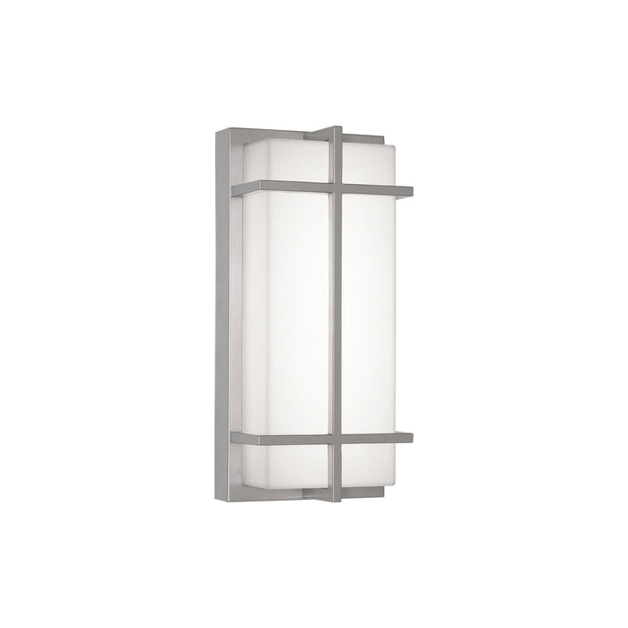 August Outdoor LED Wall Light in Painted Nickel (Small).