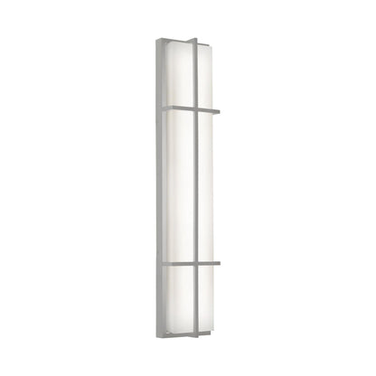August Outdoor LED Wall Light in Painted Nickel (Large).
