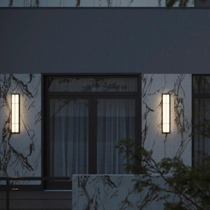 August Outdoor LED Wall Light in Outside Area.