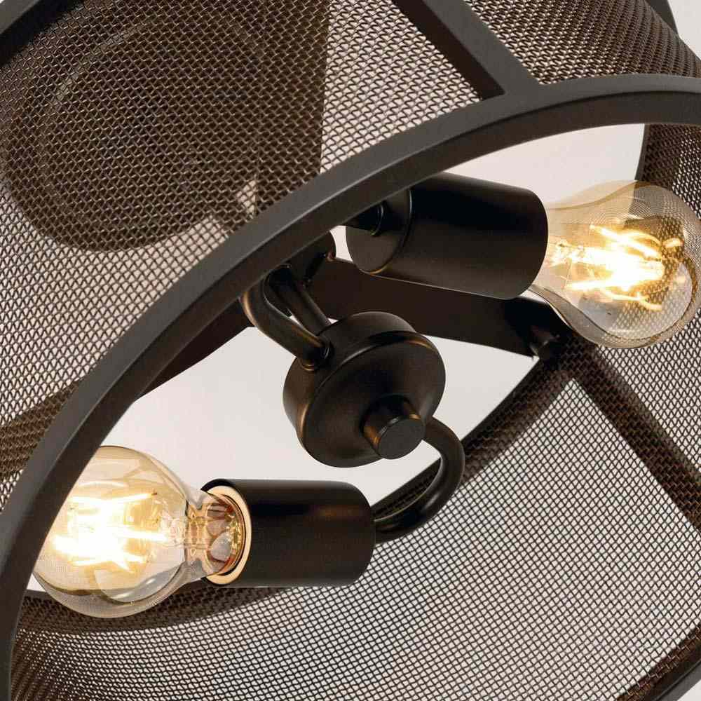 Austin Semi Flush Mount Ceiling Light in Detail.