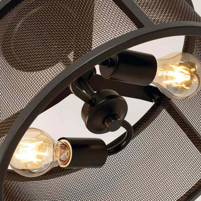 Austin Semi Flush Mount Ceiling Light in Detail.