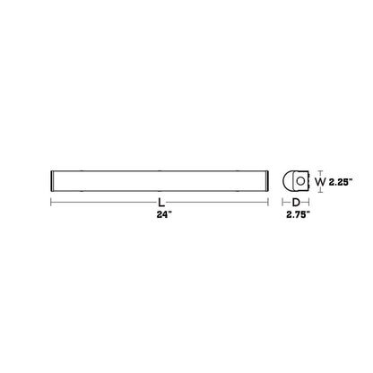 Avalon LED Strip Light - line drawing.