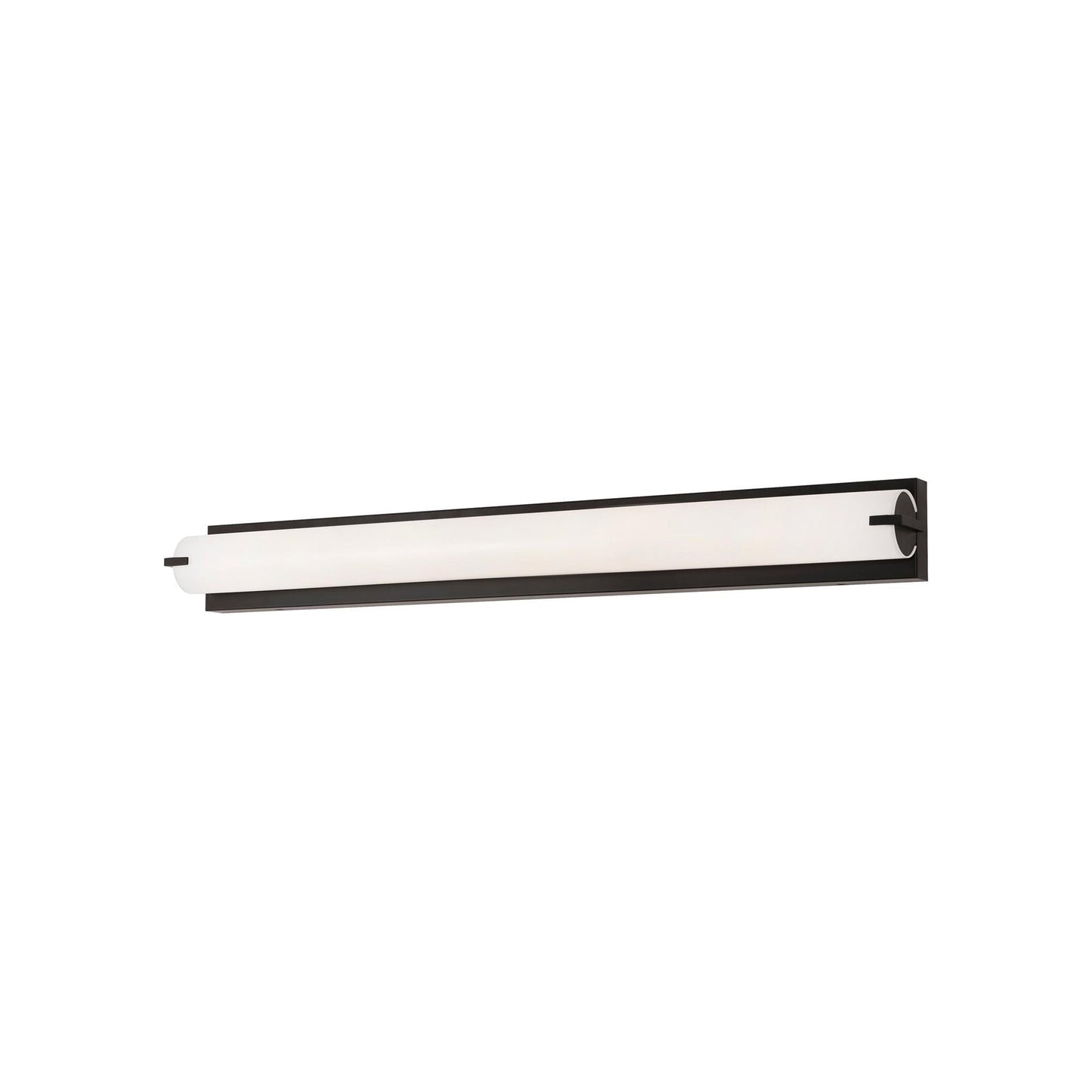 Axel LED Bath Vanity Light in Black (36.75-Inch).