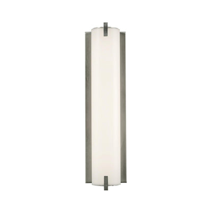 Axel LED Wall Light in Satin Nickel.