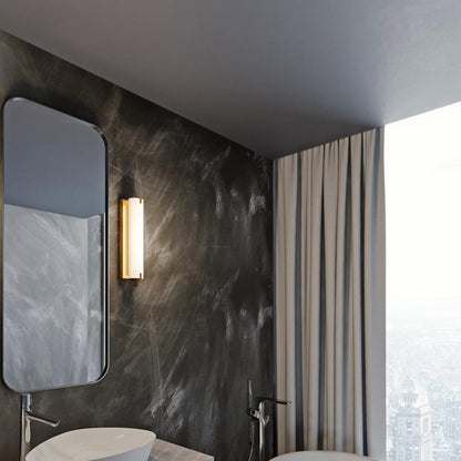 Axel LED Wall Light in bathroom.