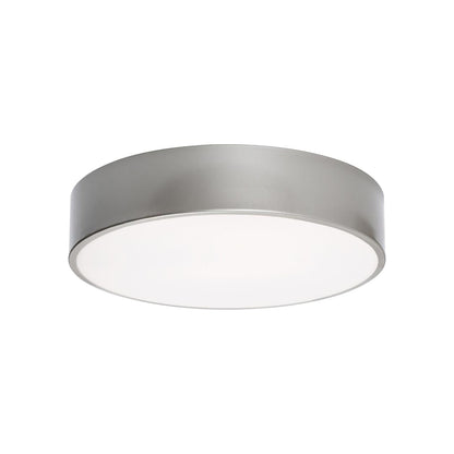 Bailey LED Flush Mount Ceiling Light in Satin Nickel (12-Inch).