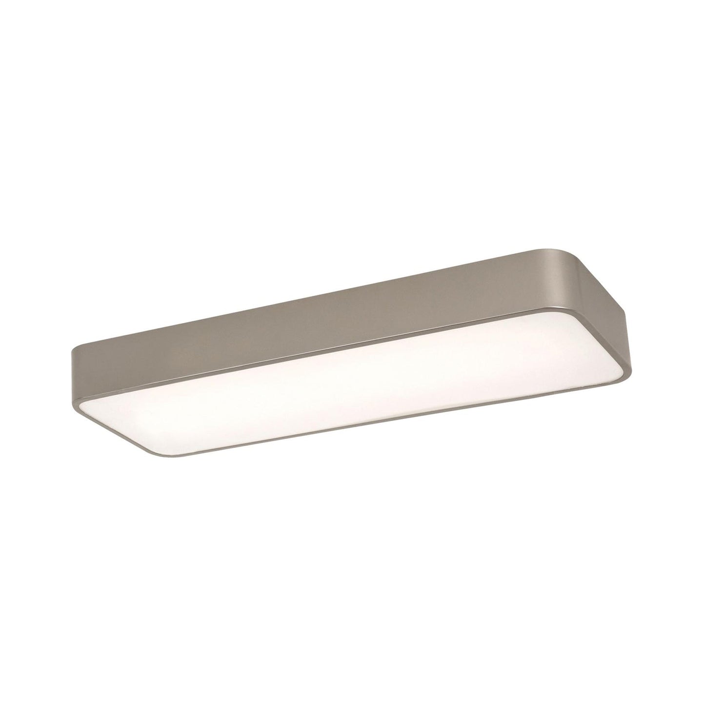 Bailey Linear LED Flush Mount Ceiling Light in Satin Nickel (23.75-Inch).