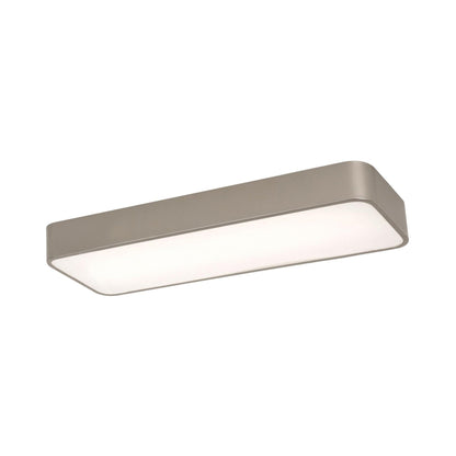 Bailey Linear LED Flush Mount Ceiling Light in Satin Nickel (23.75-Inch).