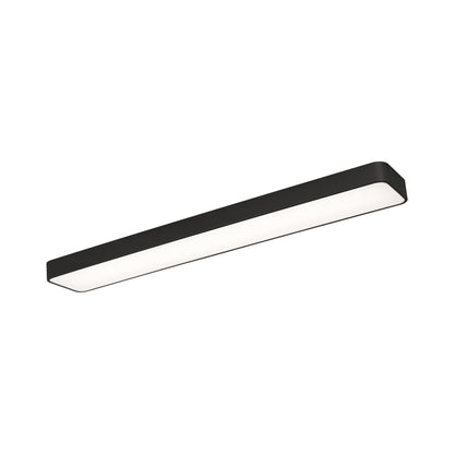 Bailey Linear LED Flush Mount Ceiling Light in Black (45.5-Inch).