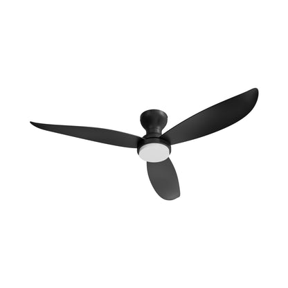 Banks LED Ceiling Fan in Black.