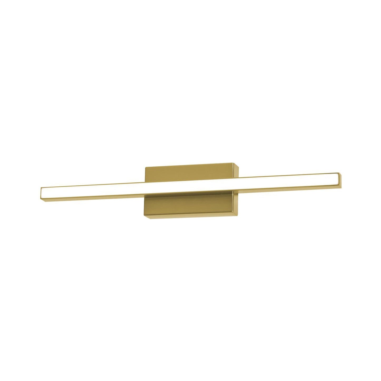Barlow LED Bath Vanity Light in Satin Brass (18-Inch).