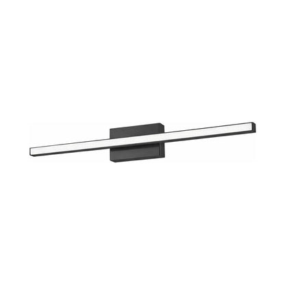 Barlow LED Bath Vanity Light in Black (24-Inch).