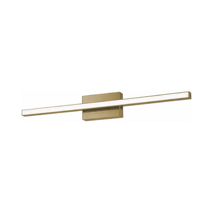 Barlow LED Bath Vanity Light in Satin Brass (24-Inch).