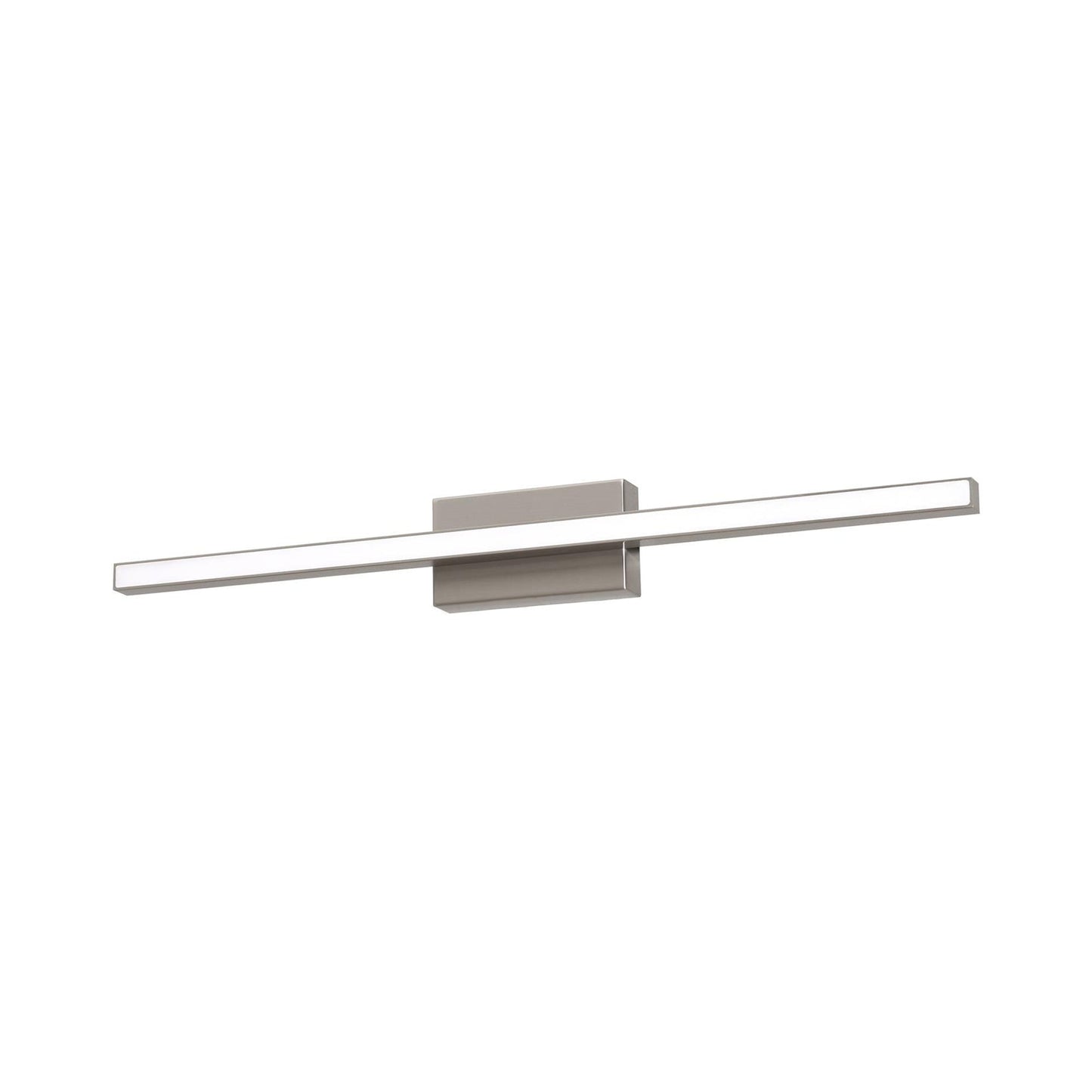 Barlow LED Bath Vanity Light in Satin Nickel (24-Inch).