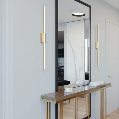 Barlow LED Bath Vanity Light in bathroom.