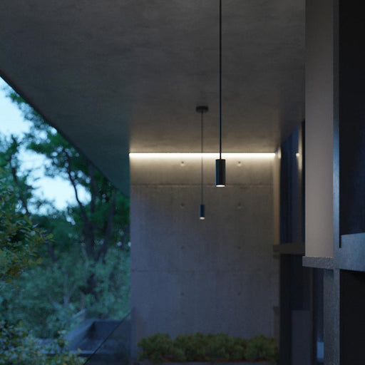 Beverly Outdoor LED Pendant Light in Outside Area.