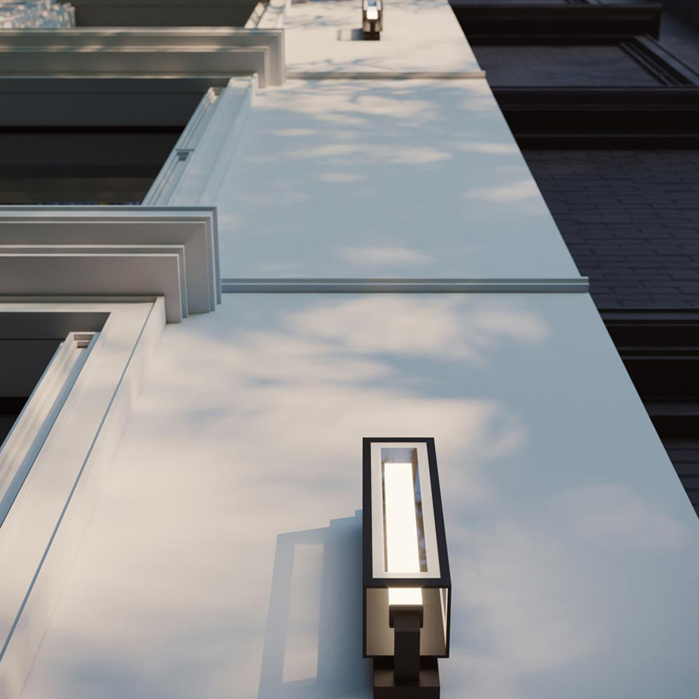 Blake Outdoor LED Wall Light in Outside Area.