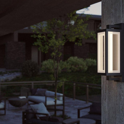 Blake Outdoor LED Wall Light in Outside Area.