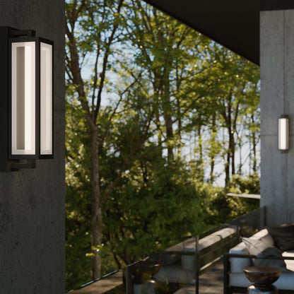 Blake Outdoor LED Wall Light in Outside Area.