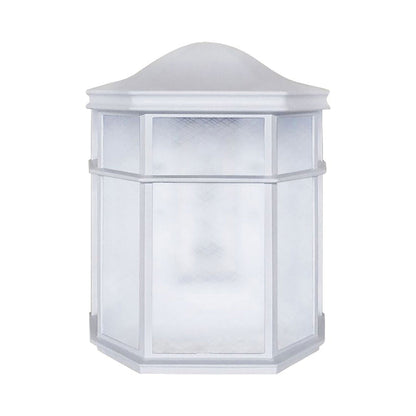 Bristol Outdoor LED Wall Light in White (No Features).