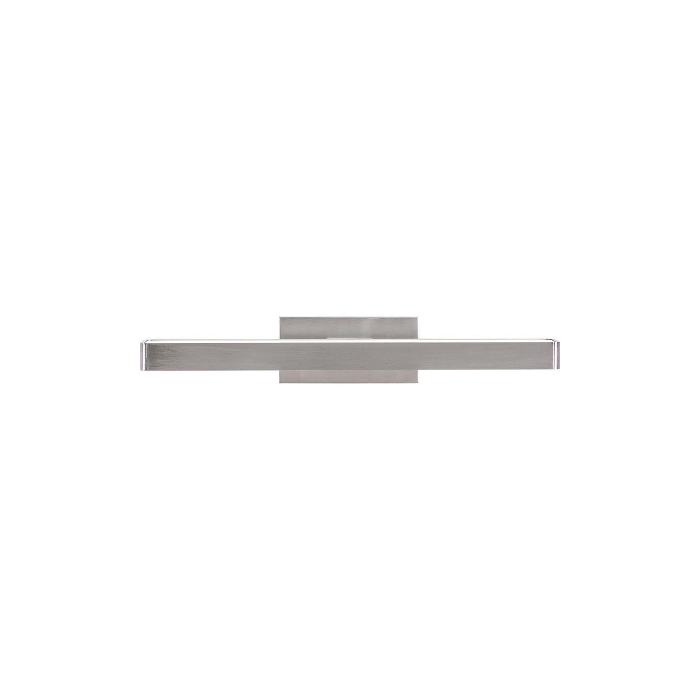 Brock LED Vanity Wall Light in Satin Nickel (Small).