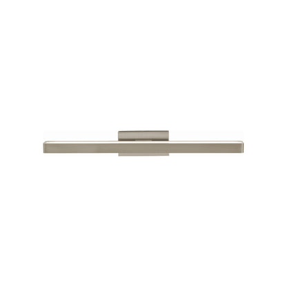 Brock LED Vanity Wall Light in Satin Nickel (Medium).
