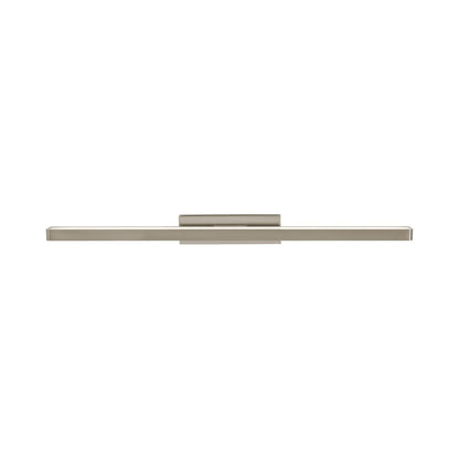 Brock LED Vanity Wall Light in Satin Nickel (Large).