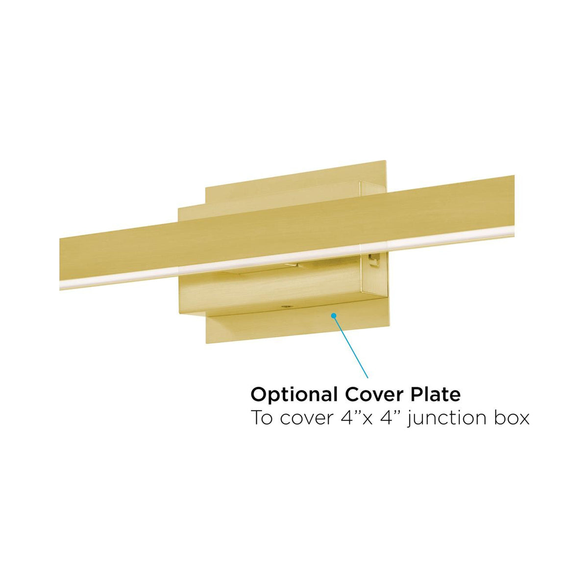 Brock LED Vanity Wall Light in Detail.