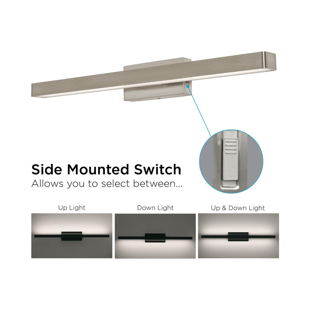 Brock LED Vanity Wall Light in Detail.