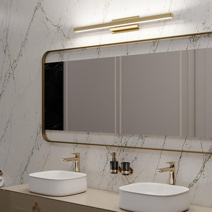 Brock LED Vanity Wall Light in bathroom.