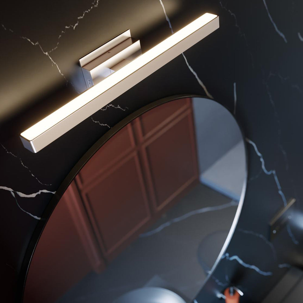 Brock LED Vanity Wall Light in bathroom.