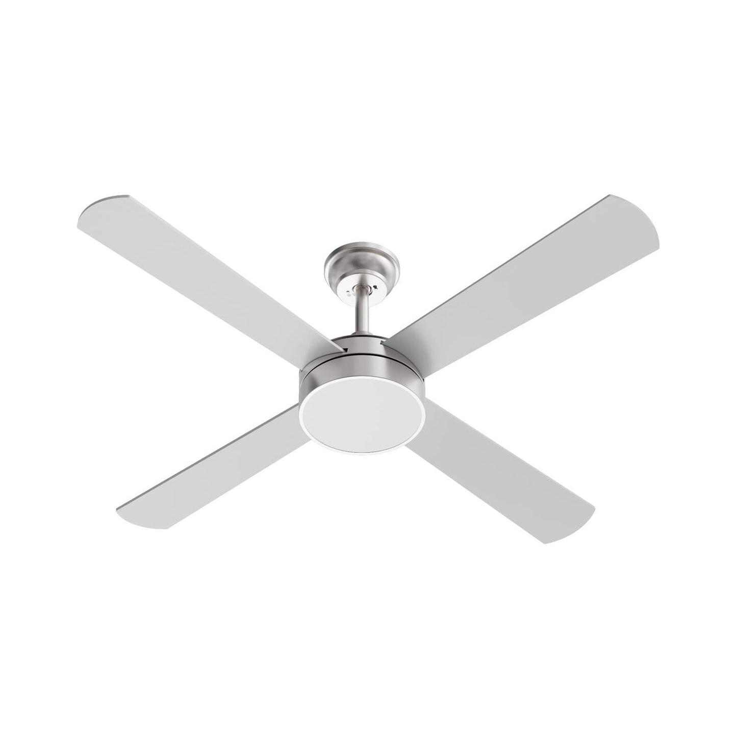 Bryant LED Ceiling Fan in Silver/Walnut.