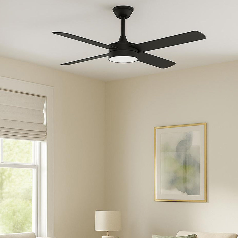 Bryant LED Ceiling Fan in bedroom.